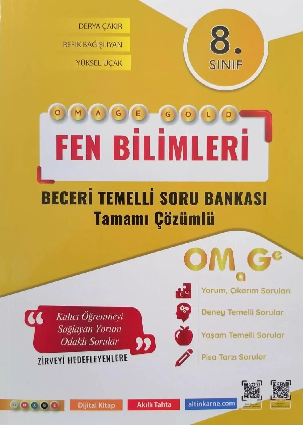 Nartest 8.Sınıf LGS Omage Gold Fen Bilimleri Soru Bankası